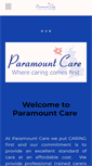 Mobile Screenshot of paramountcare.com