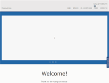 Tablet Screenshot of paramountcare.org